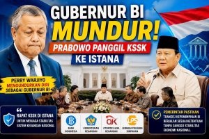 Prabowo Gerak Cepat Usai Perry Warjiyo Mundur, KSSK Dikumpulkan di Istana Bahas Stabilitas Ekonomi